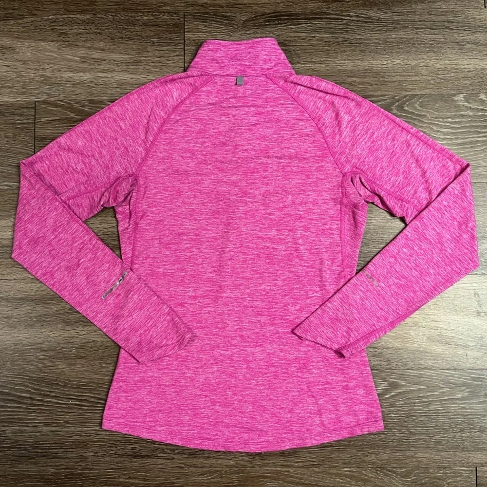 Nike | Swift Element 1/4 Zip Running Top in Hot Fuchsia Heather Size Small